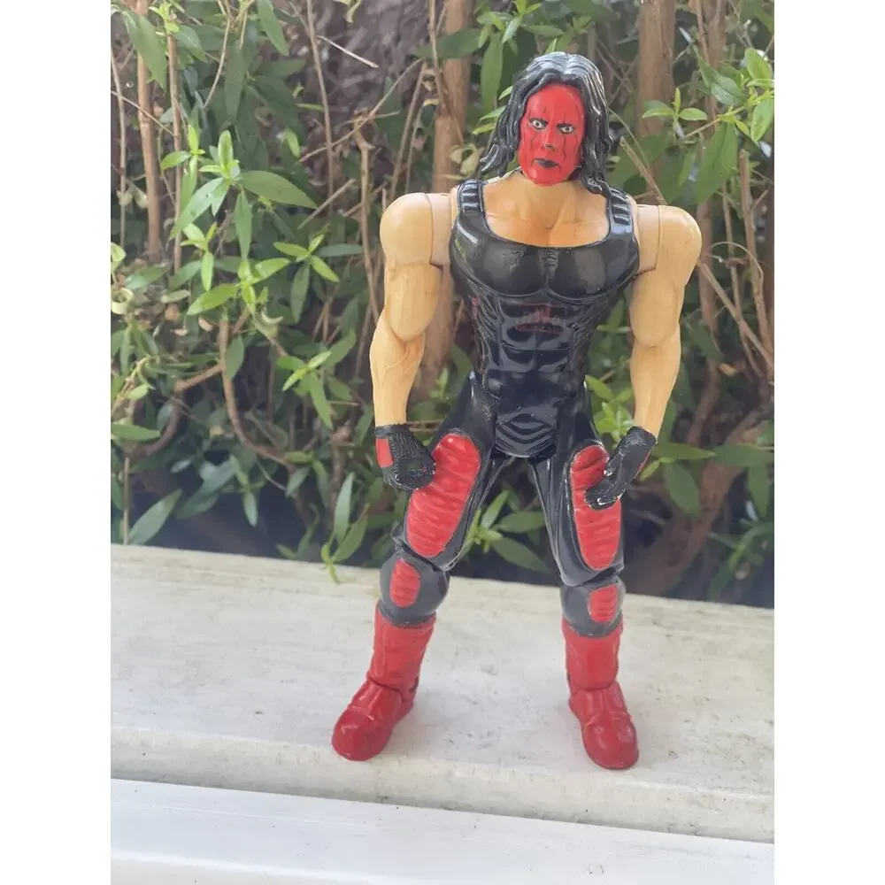 Mattel Kofi Kingston WWE 2013/ 1999 Toy Biz Red Sting Combo